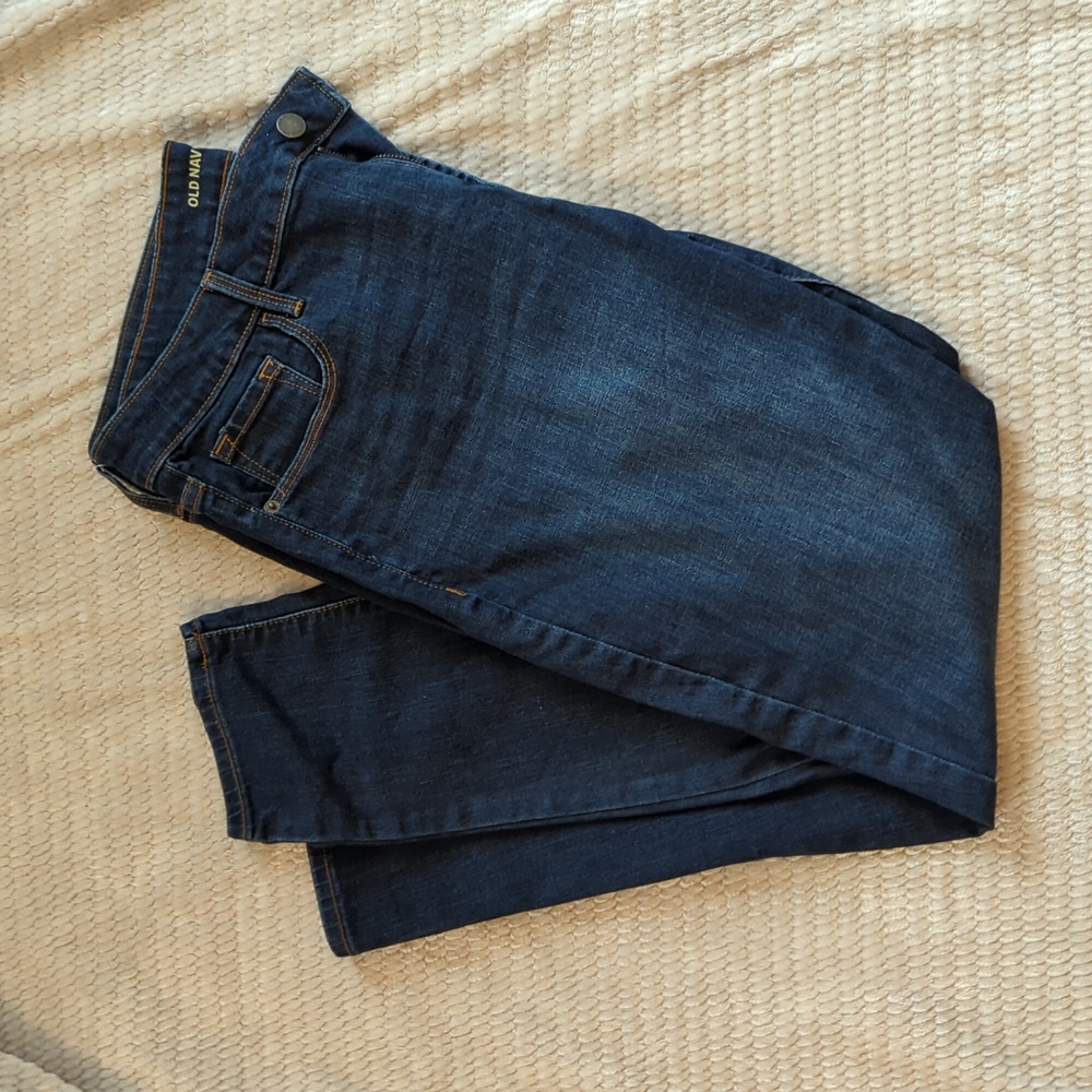 Old Navy Rockstar Mid-Rise Jeans | Blue Jeans | Women's Jeans | 14 Short